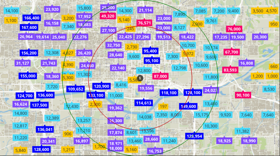 Oklahoma City, Oklahoma - Daily Average Traffic Count